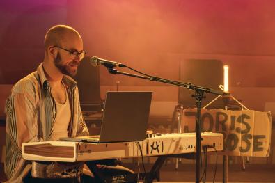 Pianist in Aktion
